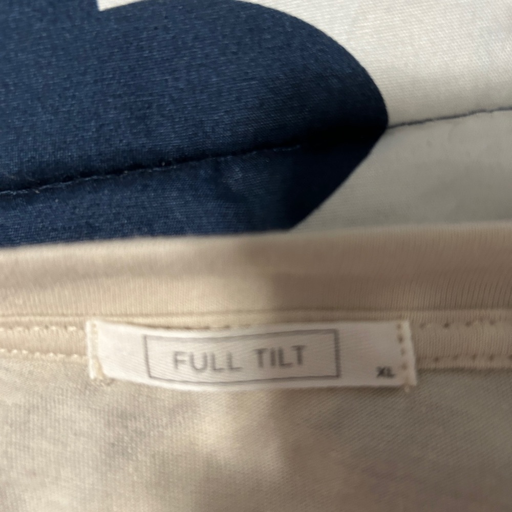 NWT Unisex XL off white Full Tilt All American Motorcycles in off white color. - Picture 4 of 5